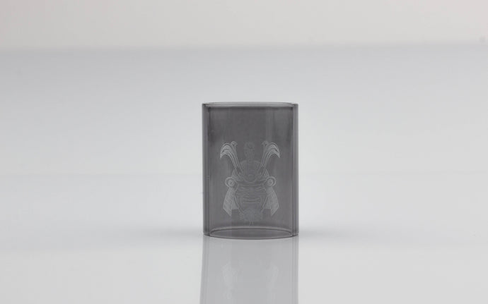 Kamikaze Tank Replacement Smoke Black Pyrex Glass Logo